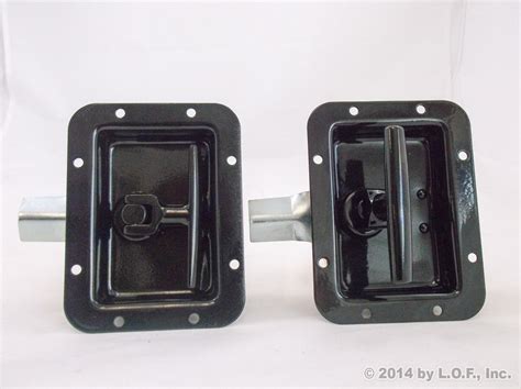 Buy Red Hound Auto Pair (2 Pack) RV Paddle Lock Black Folding T Handle ...