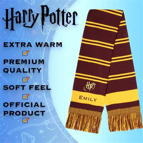 Harry Potter Personalised Scarf - Burgundy – Fringoo