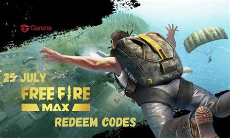 25 जुलाई, Garena Free Fire MAX Redeem Codes: स्किन्स, क्लोथ्स, डायमंड्स ...