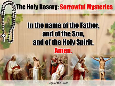 Sorrowful Mystery (Rosary Guide) PowerPoint Presentation Slides | PPTX