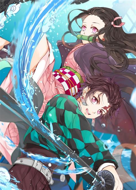 Wallpaper Nezuko And Tanjiro