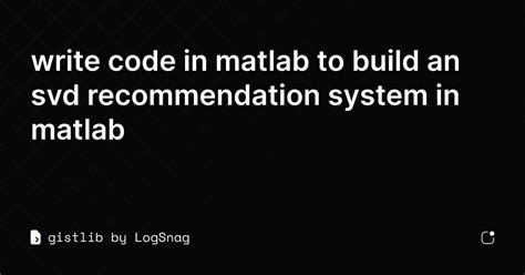 SVD MATLAB Code For 的图像结果
