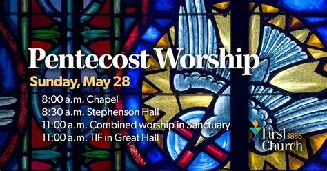 Pentecost Sunday Worship, First Presbyterian Church of Tulsa, 28 May ...