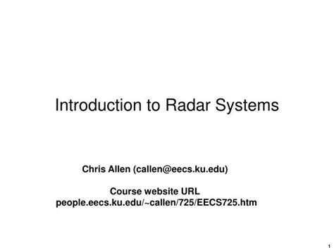 Image result for Radar Introduction