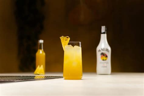 Malibu and Pineapple Cocktail Recipe by DrinksWorld
