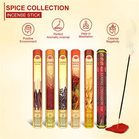 HEM Precious 5 Assorted Incense Dhoop Sticks | HEM Fragrances