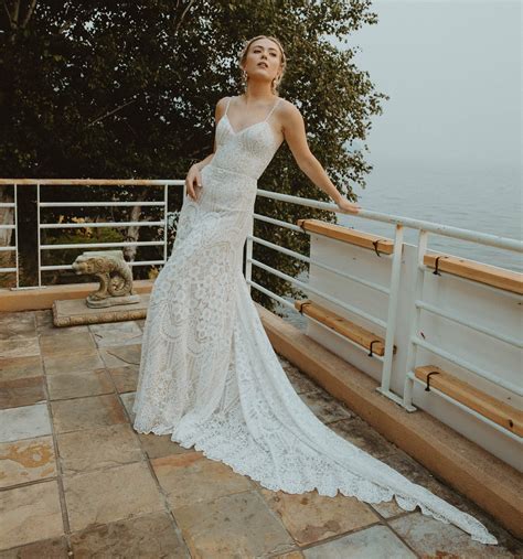 Aline boho wedding dress 60 photos - Astyledwedding.com