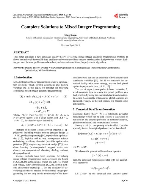 Image result for Mixed-Integer Programming