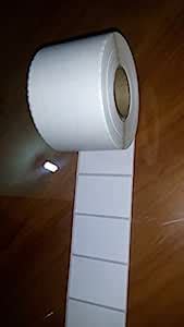 75mm x 50mm x 1UP Barcode STICKER/1500 PCS PER ROLL (Pack of 5 Rolls ...