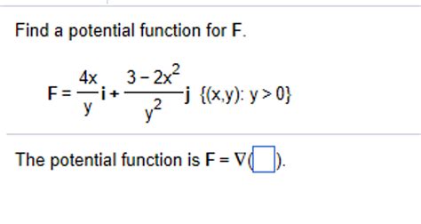 Image result for How to Find Potential Function