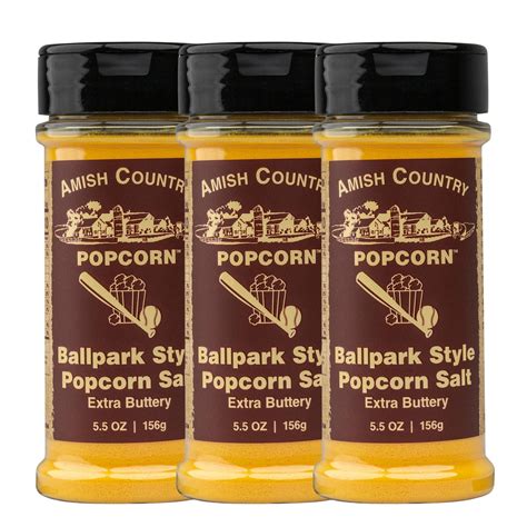Amish Country Popcorn | XEF1 Ballpark ButterSalt Popcorn Salt - 3-5.5 ...