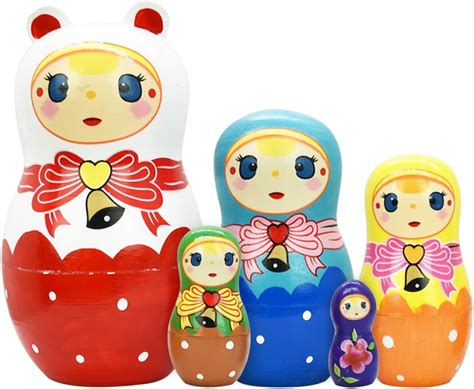 Tphon Russian Nesting Dolls Wooden Matryoshka Dolls India | Ubuy