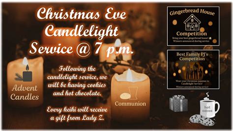 Christmas Eve Candlelight Service, 98-1022 Komo Mai Dr, Aiea, HI, 24 ...