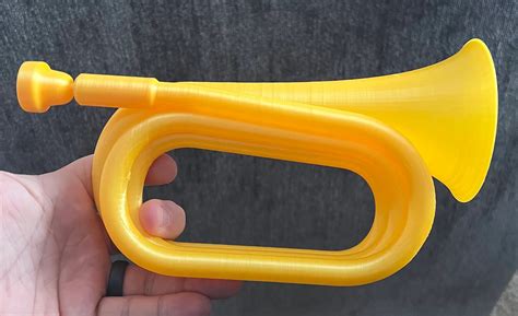 Free STL file [evaluation mirror] WhateverWorks B-flat bugle, single ...