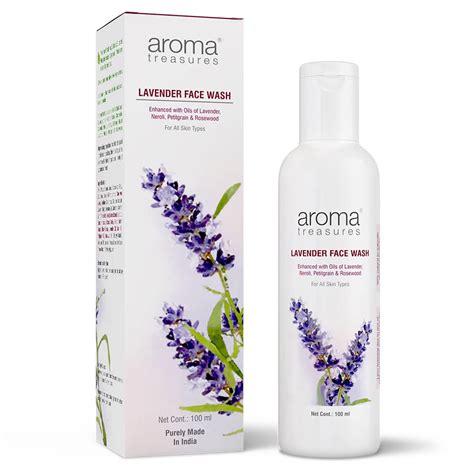 Aroma Treasures Lavender Face Wash for All Skin Types - 100ml : Amazon ...