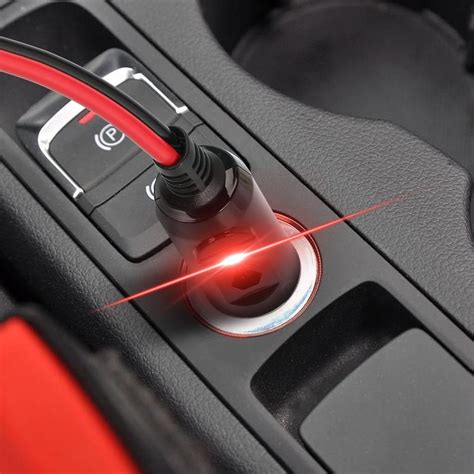 Buy SinLoon Cigarette Lighter SAE Battery Charger Cable with Switch,12V ...