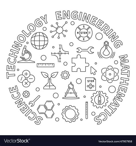 Science Technology Engineering Mathematics Vector Design 的图像结果