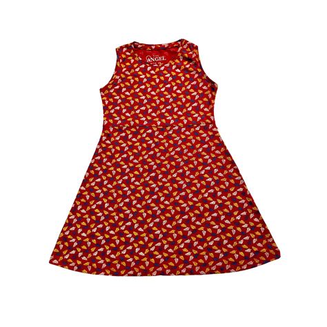 Pure Cotton Sleeveless Printed Dress – Nedivaa