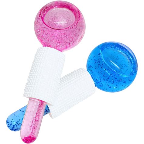 Buy Signaxo Facial Ice Globes Cooling Crystal Roller Massager for Face ...