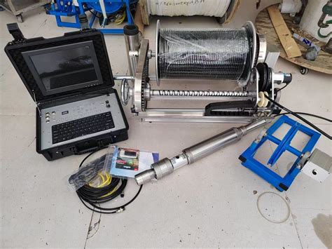 300m Electric Winch Deep Well Detection Borehole Camera with 73mm Dual ...