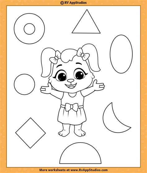 Free Printable Shapes Coloring Pages