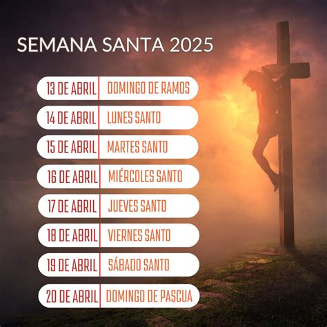 ¿Cuándo comienza Semana Santa 2025? Fechas y actividades