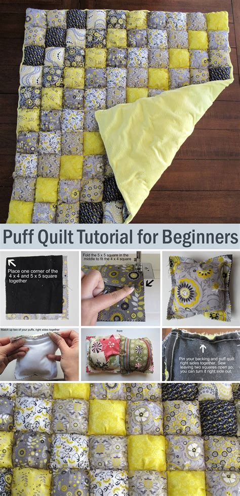 Image result for Baby Puff Quilt Tutorial