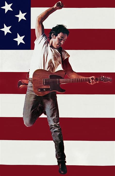 Image result for Springsteen American Flag