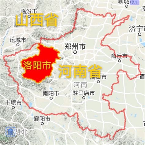 洛阳市政区图地图全图-千图网