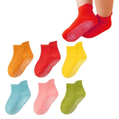 MOMISY Baby Girl Boys Non Slip Toddlers Infant Cotton Stretch Anti-Ski ...