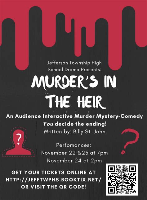Nov 22 | Murder’s in the Heir | Jefferson, NJ Patch