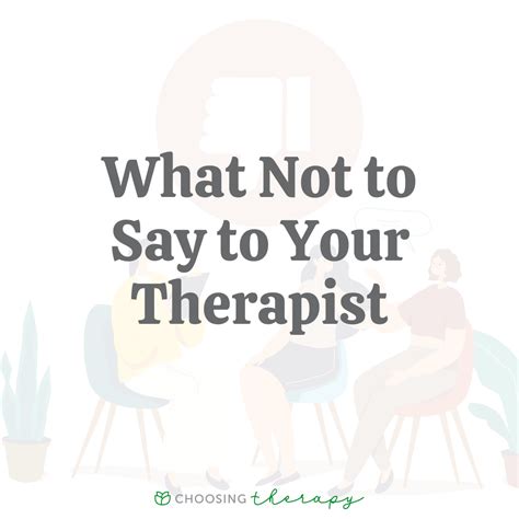 13 Things You Should Never Tell Your Therapist