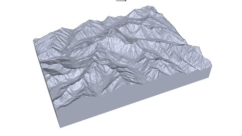 Nanga Parbat Pakistan Terrain 3D Model by 3dstudio