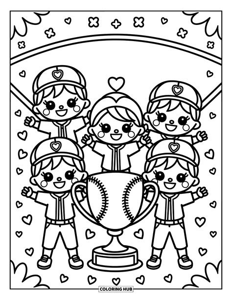 Baseball Coloring Pages 的图像结果