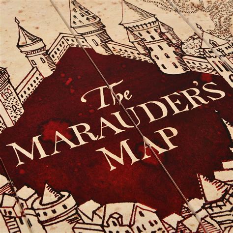Harry Potter Marauders Map Art