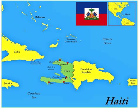 World Map Of Haiti