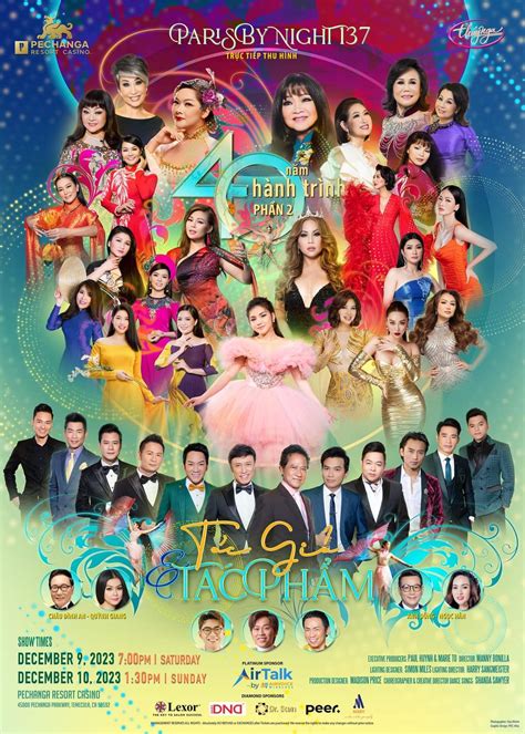 Paris By Night 137 - 40 Năm Hành Trình (Phần 2): Tác Giả & Tác Phẩm ...