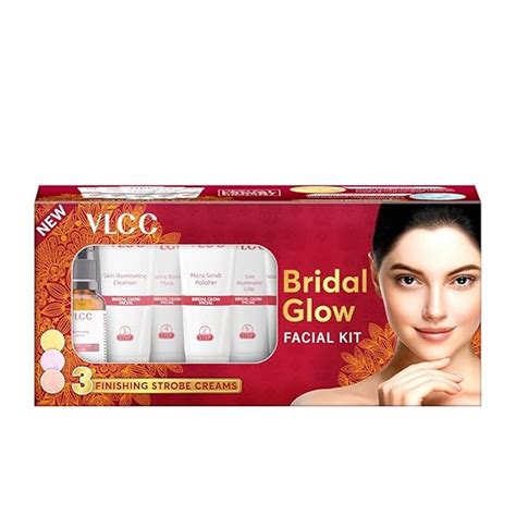 VLCC Bridal Glow Facial Kit - 49g, With Hyaluronic Acid, Niacinamide ...