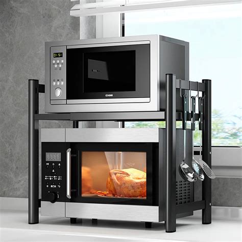 Adjustable Double Layer Microwave Oven Rack with 6 Australia | Ubuy