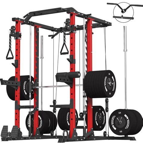 Buy ER KANG Smith Machine, 2000LBS Strength Training Power Cage with ...