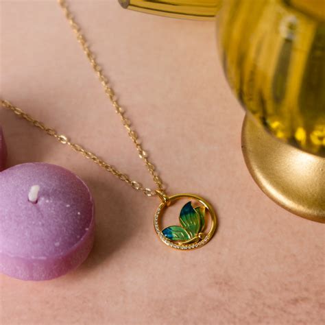 Butterfly Shaped Silver Necklace from Glyters| Butterfly Pendant | For