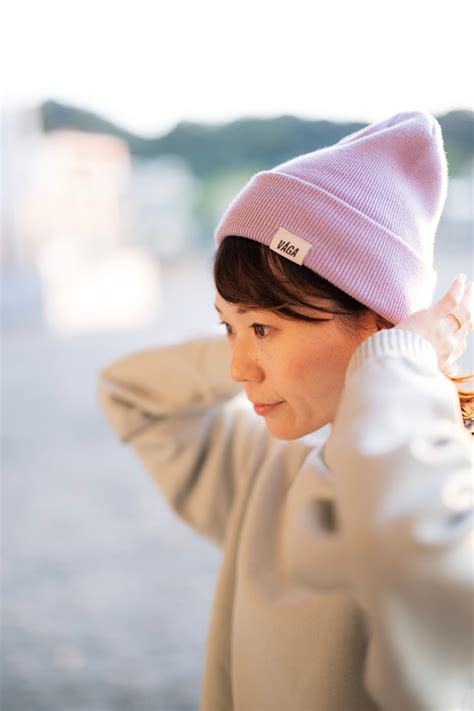 VÅGA FINE RIB BEANIE (LILAC) | fujioproject