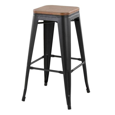Honeybloom Westfield Barstool Black | Black Barstool | At Home