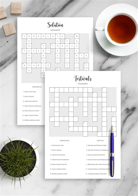 Blank Log Christmas Dessert Crossword | James Crossword Puzzles