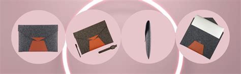 GadgetBite Felt Matting Laptop Sleeve Case Cover with Hidden Magnet ...