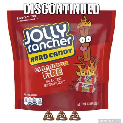 Jolly Ranchers cinnamon fire hard candy discontinued. : r/Wellthatsucks