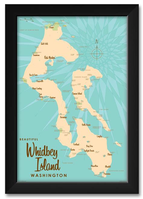 Whidbey Island Road Map