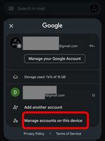 Image result for Remove Account From Google Maps Android