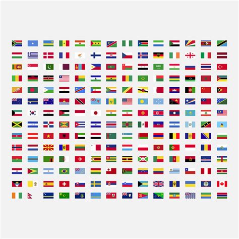 196 countries flags - MasterBundles