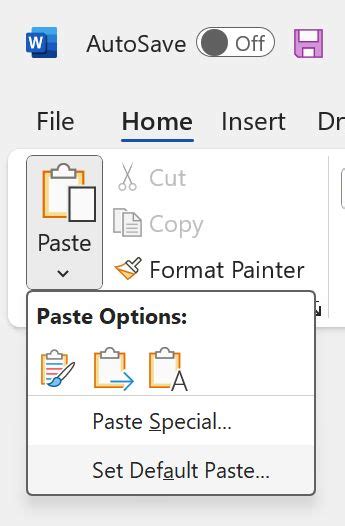 Image result for Word Paste Values